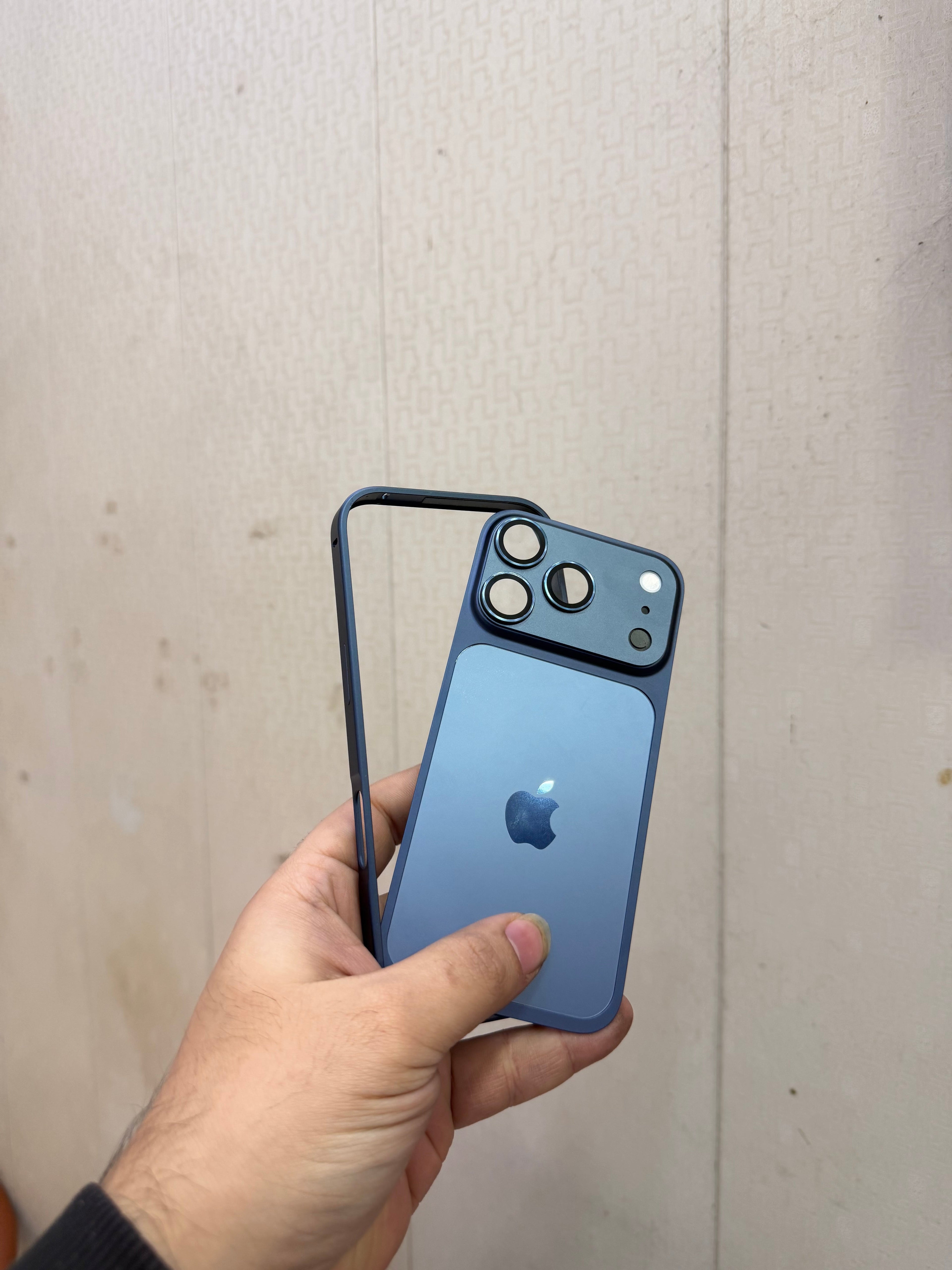 Metal Bumper + Metal Converter for iPhone 13/14/15/16 Pro/Max → 17 Pro/Max Design | Tempergaurd