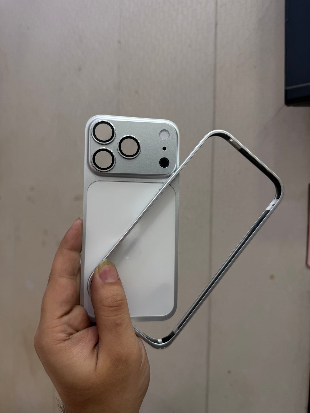 Metal Bumper + Metal Converter for iPhone 13/14/15/16 Pro/Max → 17 Pro/Max Design | Tempergaurd